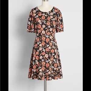 ModCloth x Princess Highway Floral Midi Dress